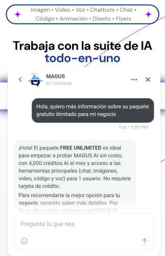 MAGUS AI Chatbots Gratis